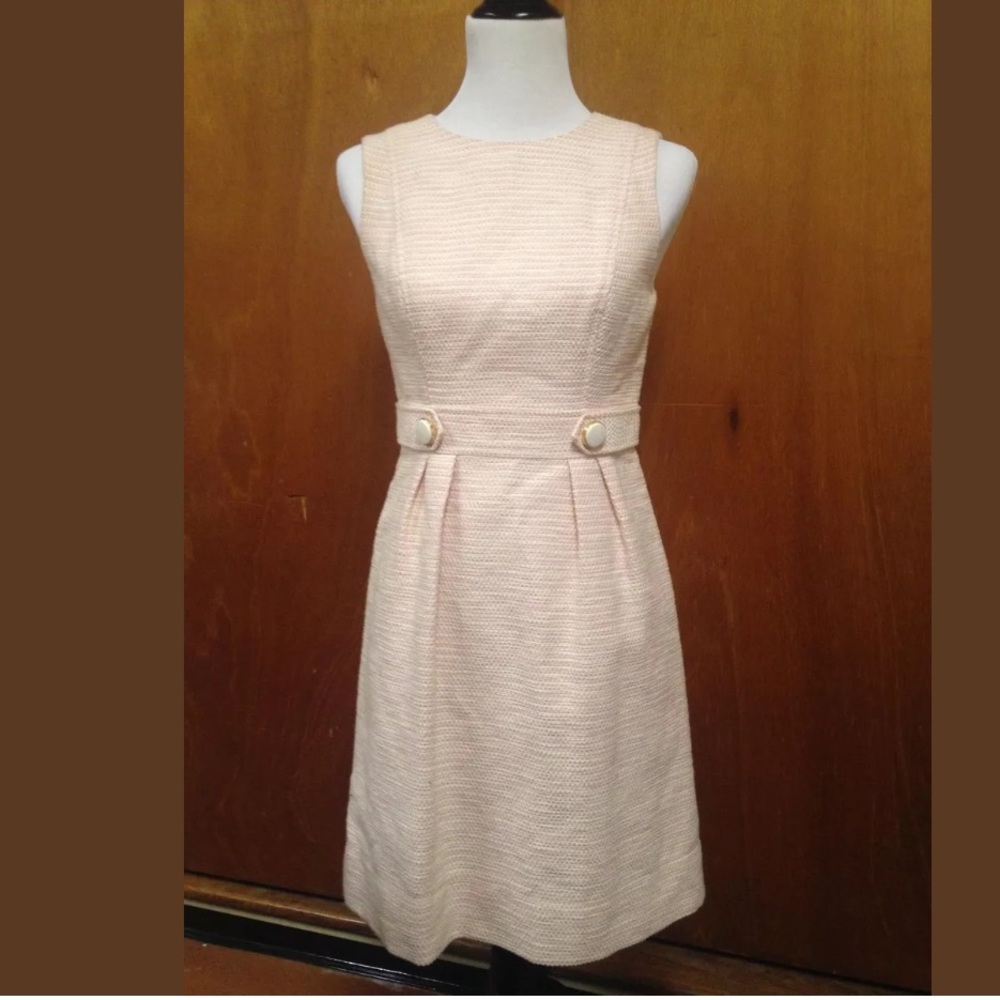 Anthropologie SHOSHANNA Brocade Cream & Pink 👗 4